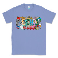 Colony Blue Precschool Teacher Classic Tee - CowhideDigitalArt