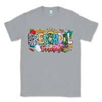 Heather Grey Precschool Teacher Classic Tee - CowhideDigitalArt