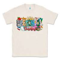 Natural Precschool Teacher Classic Tee - CowhideDigitalArt