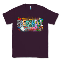 Plum Precschool Teacher Classic Tee - CowhideDigitalArt