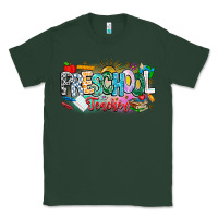 Sports Green Precschool Teacher Classic Tee - CowhideDigitalArt