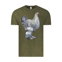 Vintage Olive Brahma Chicken Vintage Tee - LillyAllenDesigns