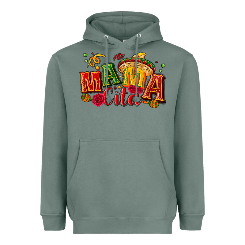 Mama Cita Heavyweight Hoodie by NancyCooperArtShop | Teevron