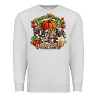 Dove Grey Stressed blessed pumpkin spice obsessed Fall Premium Sweatshirt - NancyCooperArtShop
