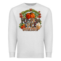 Oatmeal Heather Stressed blessed pumpkin spice obsessed Fall Premium Sweatshirt - NancyCooperArtShop