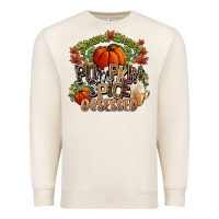 Sandshell Stressed blessed pumpkin spice obsessed Fall Premium Sweatshirt - NancyCooperArtShop
