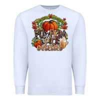 White Stressed blessed pumpkin spice obsessed Fall Premium Sweatshirt - NancyCooperArtShop