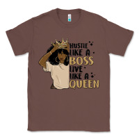 Chestnut hustle like a boss live like a queen Classic Tee - MaliasSmallBusiness