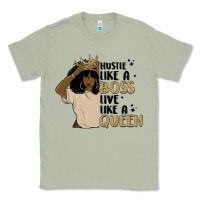 Matcha hustle like a boss live like a queen Classic Tee - MaliasSmallBusiness