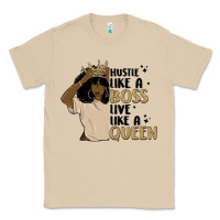 Mushroom hustle like a boss live like a queen Classic Tee - MaliasSmallBusiness