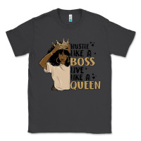 Smoke hustle like a boss live like a queen Classic Tee - MaliasSmallBusiness
