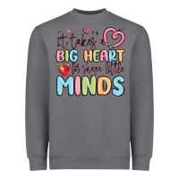 Storm it takes a big heart for shape little minds Heavyweight Sweatshirt - MaliasSmallBusiness