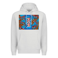 Dove Grey American mom Premium Hoodie - TumblerDesignByShophia