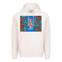 Pale Pink American mom Premium Hoodie - TumblerDesignByShophia