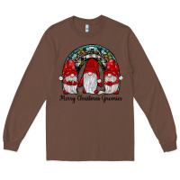 Chestnut merry Christmas Gnomes Rainbow Long Sleeve Tee - JahusDesignShop