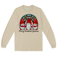 Mushroom merry Christmas Gnomes Rainbow Long Sleeve Tee - JahusDesignShop
