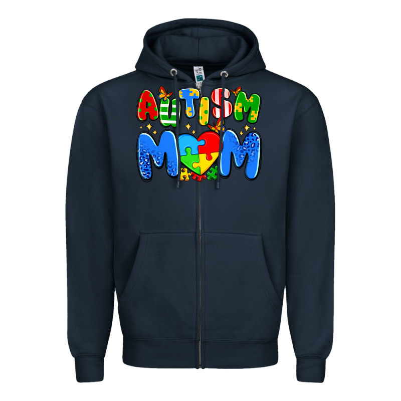 Autism Mom Zipper Hoodie by Artiststas | Teevron