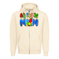 Sandshell autism mom Zipper Hoodie - Artiststas