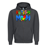 Smoke autism mom Zipper Hoodie - Artiststas