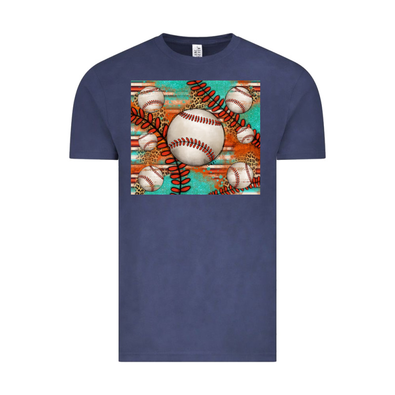 Baseball Turquoise Serape Glitter Tumbler Vintage Tee by Jasminsmagicworld | Teevron