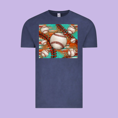 Baseball Turquoise Serape Glitter Tumbler Vintage Tee Designed By Jasminsmagicworld