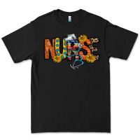 Black nurse western Premium Tee - RacoonDesign