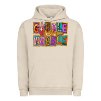 Pigment French Oak Gobble Till You Wobble Urban Hoodie - FaDigitalArtStudio