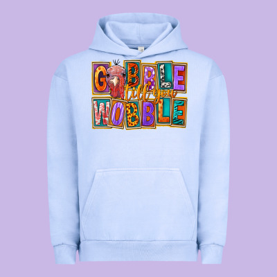 Gobble Till You Wobble Urban Hoodie Designed By Fadigitalartstudio