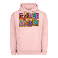 Pigment Salmon Gobble Till You Wobble Urban Hoodie - FaDigitalArtStudio