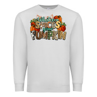 Dove Grey Whatever spices your pumpkin Fall Premium Sweatshirt - NancyCooperArtShop