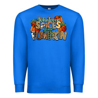 True Royal Whatever spices your pumpkin Fall Premium Sweatshirt - NancyCooperArtShop