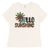 Bone hello sunshine Ladies Tee - SublimationCraftShop
