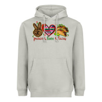 Moon Dust Peace love tacos Heavyweight Hoodie - NancyCooperArtShop