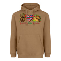 Peace Love Tacos Heavyweight Hoodie | Teevron