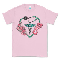 Bubblegum Pink cma  heart Classic Tee - MaliasSmallBusiness