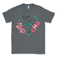 Charcoal Heather cma  heart Classic Tee - MaliasSmallBusiness