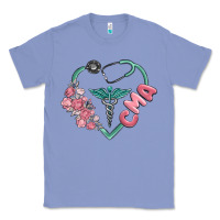 Colony Blue cma  heart Classic Tee - MaliasSmallBusiness