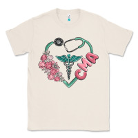 Natural cma  heart Classic Tee - MaliasSmallBusiness