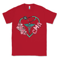 Red cma  heart Classic Tee - MaliasSmallBusiness