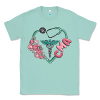 Seafoam cma  heart Classic Tee - MaliasSmallBusiness