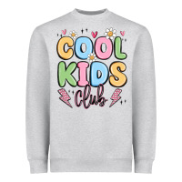 Heather Grey cool kids club Heavyweight Sweatshirt - MaliasSmallBusiness