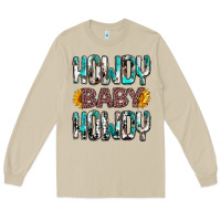Mushroom western howdy baby howdy Long Sleeve Tee - NancyCooperArtShop