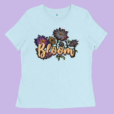Bloom Ladies Tee Designed By Jahusdesignshop