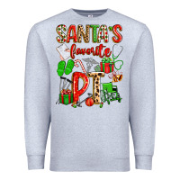 Heather Grey santa's favorite pt Premium Sweatshirt - texasbilliewilder