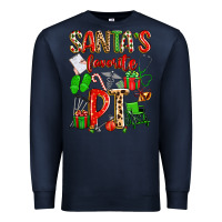 Navy santa's favorite pt Premium Sweatshirt - texasbilliewilder