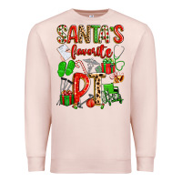 Pale Pink santa's favorite pt Premium Sweatshirt - texasbilliewilder