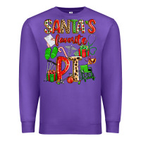 Purple santa's favorite pt Premium Sweatshirt - texasbilliewilder