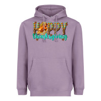 Lavender Happy Thanksgiving with Turkey Heavyweight Hoodie - texasbilliewilder