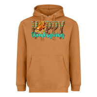 Meerkat Happy Thanksgiving with Turkey Heavyweight Hoodie - texasbilliewilder