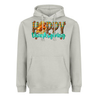 Moon Dust Happy Thanksgiving with Turkey Heavyweight Hoodie - texasbilliewilder